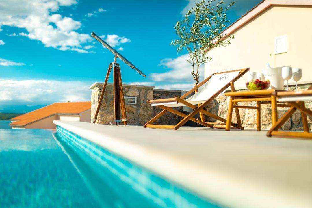 Luxury Villa Allen With Pool Klimno Exterior foto