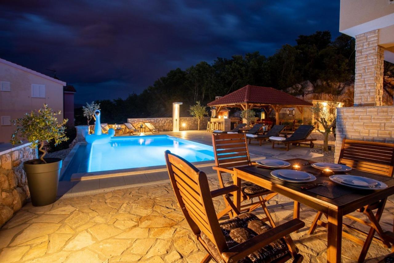 Luxury Villa Allen With Pool Klimno Quarto foto