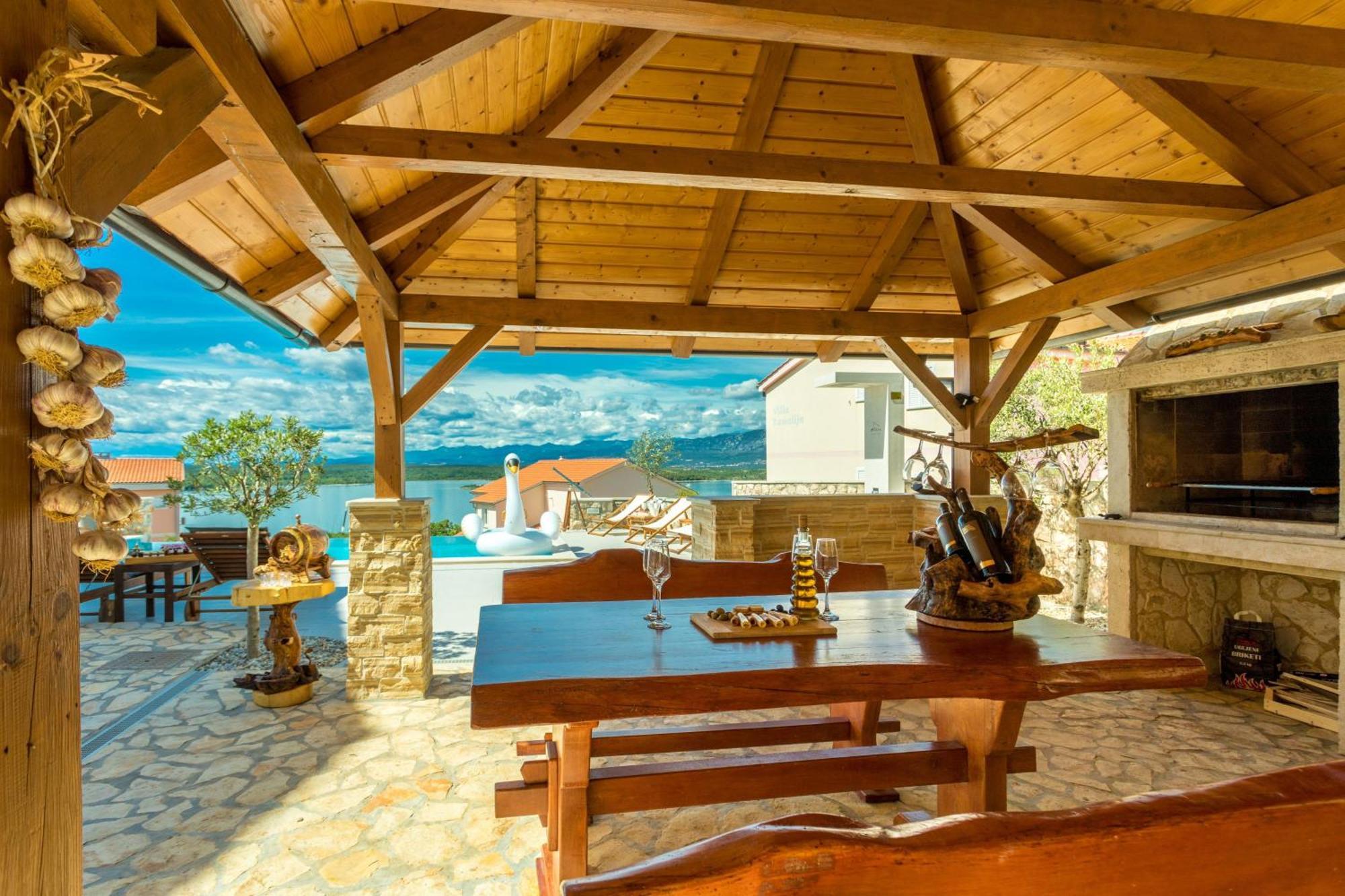 Luxury Villa Allen With Pool Klimno Quarto foto