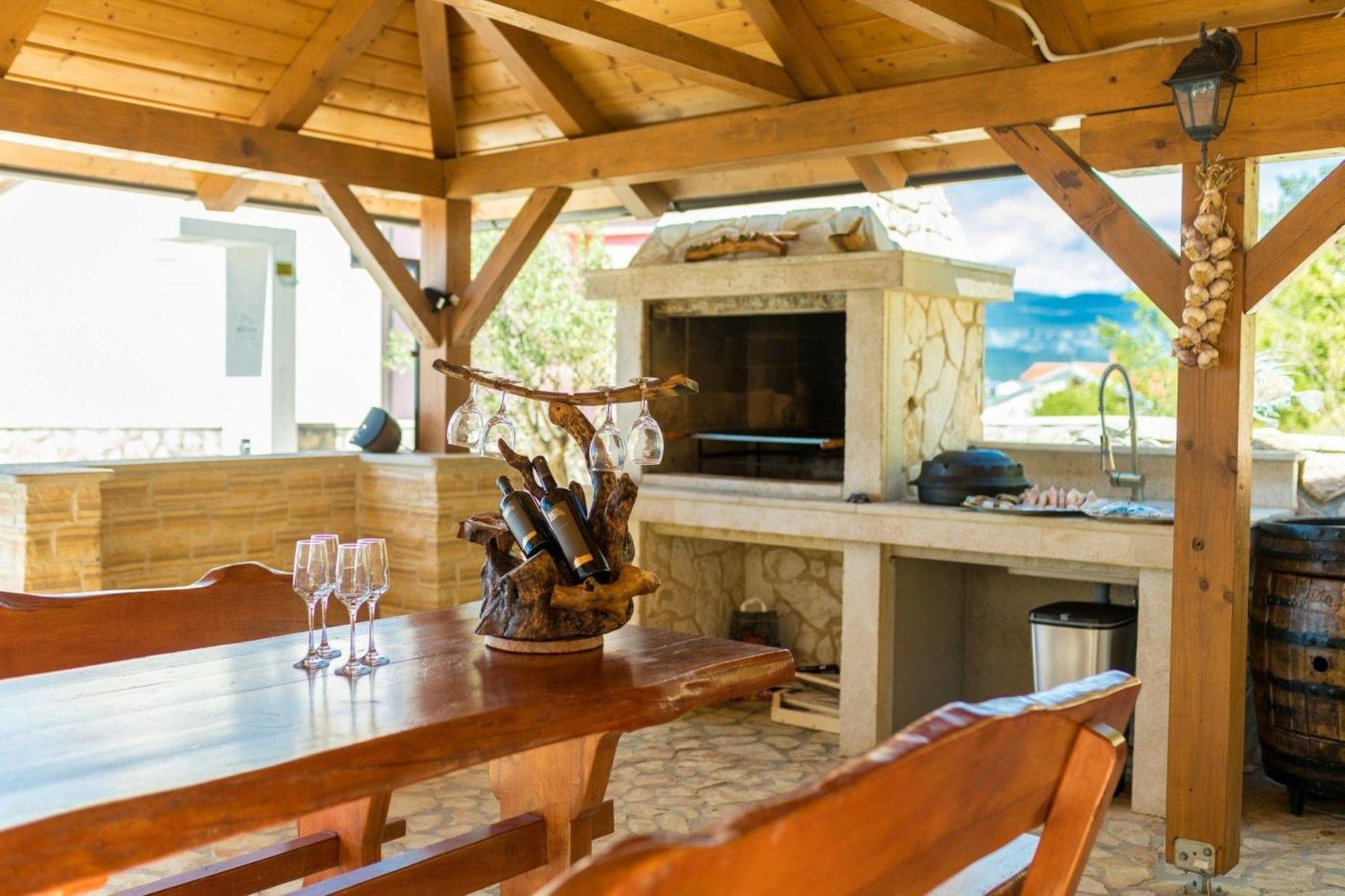 Luxury Villa Allen With Pool Klimno Quarto foto